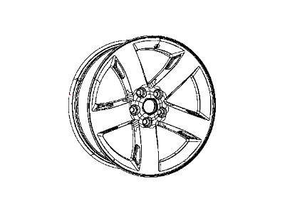 2014 Dodge Charger Spare Wheel - 5PE921AUAA