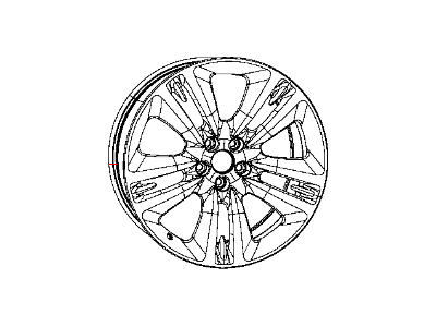 2015 Dodge Challenger Spare Wheel - 5PE921XFAA