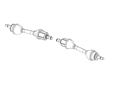 2021 Jeep Compass Axle Shaft - 68280965AA