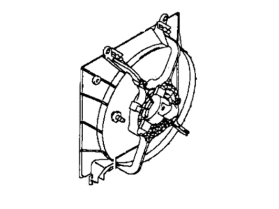 1996 Dodge Avenger Fan Shroud - MB924137