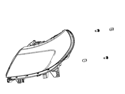 2020 Ram ProMaster 3500 Headlight - 4725944AK