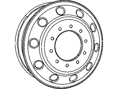 68053037AA - Genuine Mopar Aluminum Wheel
