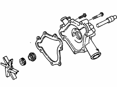 Dodge D250 Water Pump - 3780109