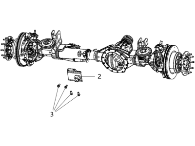 Mopar 68258778AD Axle-Front Complete