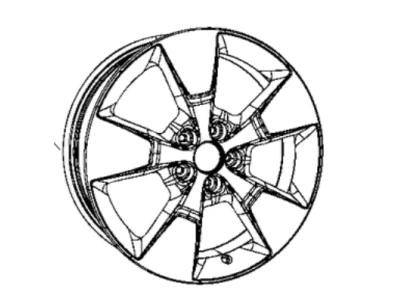 Mopar 4755558AA Wheel-Aluminum