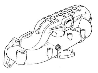 1995 Jeep Cherokee Exhaust Manifold - 4796104