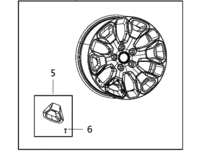 2018 Ram 1500 Spare Wheel - 5UR351AAAA