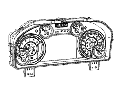 2020 Ram 3500 Speedometer - 68437726AB