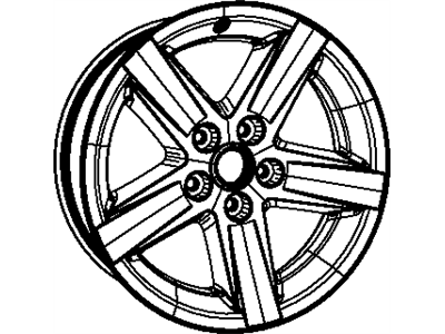 2013 Ram 1500 Spare Wheel - 1DY13SZ0AC