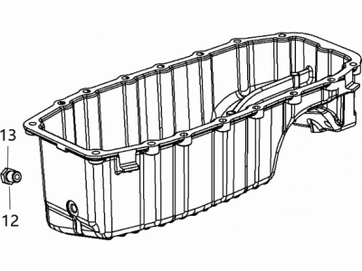 2018 Jeep Compass Oil Pan - 68098293AA