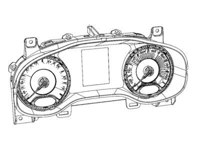 2020 Jeep Compass Speedometer - 6RX37DX9AH