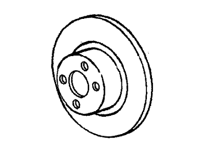 Mopar 2AMV3141AA Front Disc Brake Rotor