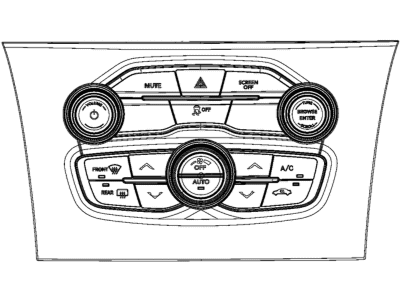 Chrysler 300 A/C Switch - 56054875AD