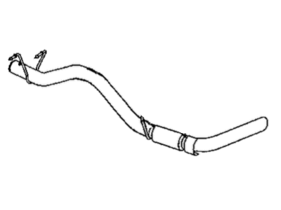 2001 Dodge Ram 3500 Exhaust Pipe - E0055175