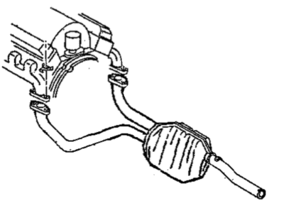 1998 Dodge Ram 1500 Exhaust Pipe - E0050505