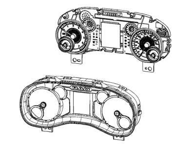 Mopar 68453461AC Cluster-Instrument Panel