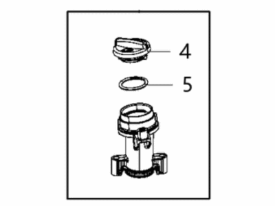 Ram Dipstick Tube - 68490218AA