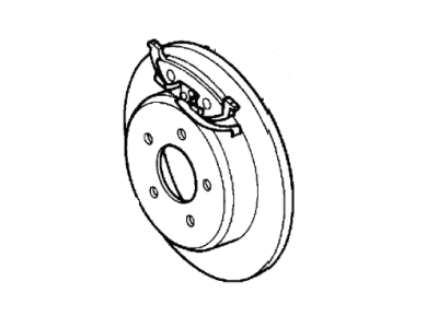 Dodge Caravan Brake Disc - V5011023AB