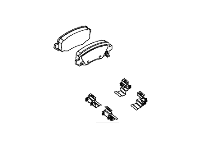 Jeep Compass Brake Pad - 2AMV4597AB