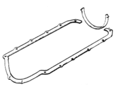 Mopar 83500853 Gasket Set Oil Pan COMPLET