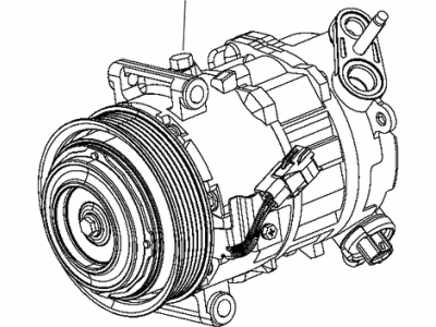 Mopar 68103199AD COMPRESOR-Air Conditioning