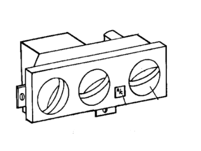 Mopar 4720843 A/C Control Switch