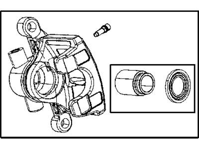 Chrysler Sebring Brake Caliper - 5191267AA