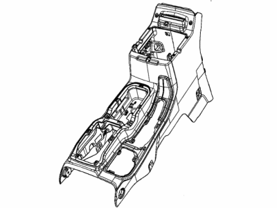 Mopar 6KJ18TX7AE Base-Floor Console