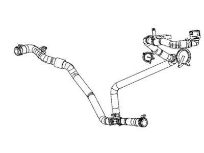 2021 Jeep Wrangler Radiator Hose - 68335897AC