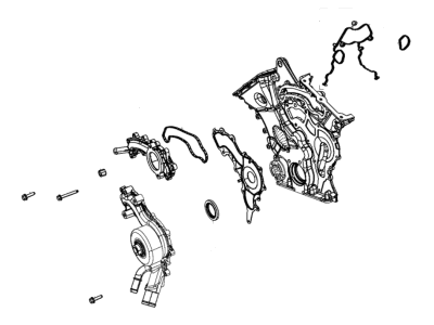 Chrysler Pacifica Timing Cover - 4893783AE