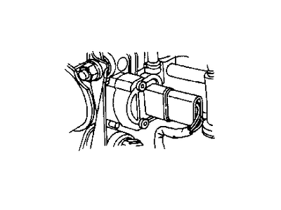 Chrysler TC Maserati Throttle Position Sensor - 5234902