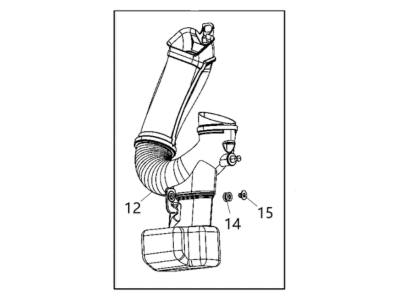 2020 Jeep Cherokee Air Duct - 68292847AB