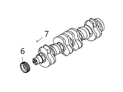 Ram 2500 Crankshaft - 68447564AA