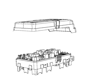 Jeep Wrangler Fuse Box - 68370551AB