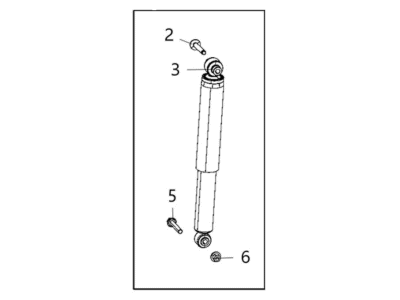 Mopar 68465828AF ABSORBER-Suspension