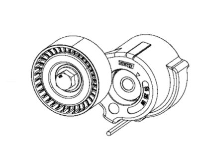 Jeep Cherokee Belt Tensioner - 4627673AA