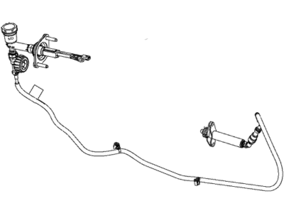 Mopar 55398917AE Hydraulic Control-Clutch Master Cylinder