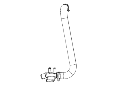 2021 Jeep Wrangler Radiator Hose - 68283410AB