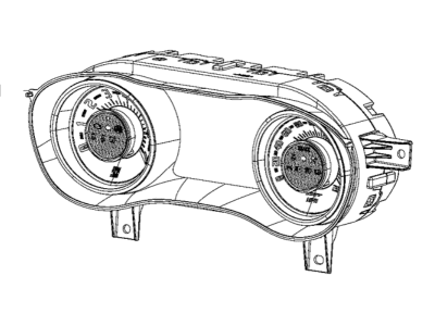 2018 Dodge Challenger Speedometer - 68351260AB