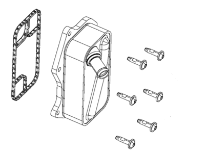 Jeep Cherokee Oil Cooler - 4893770AC