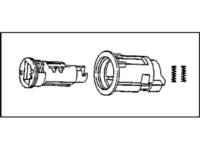 Jeep Trunk Lock Cylinder - 4746904
