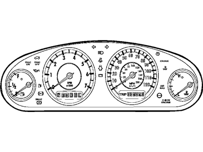 Chrysler Concorde Instrument Cluster - 4883166
