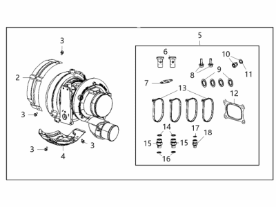 Mopar R8444771AA Turbocharger