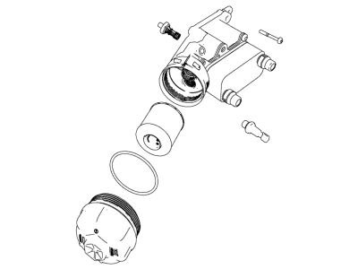 Jeep Oil Filter Housing - 68320861AA