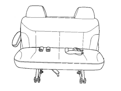 1996 Chrysler Town & Country Armrest - QD70SC3