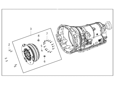 2017 Dodge Challenger Torque Converter - 68283000AB