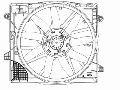 2023 Jeep Wrangler Cooling Fan Assembly - 68340962AC