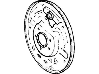 Mopar 4856718AB Plate-Brake Backing