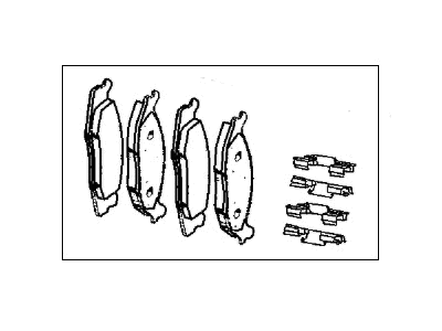 Jeep Commander Brake Pad - V1010868AB