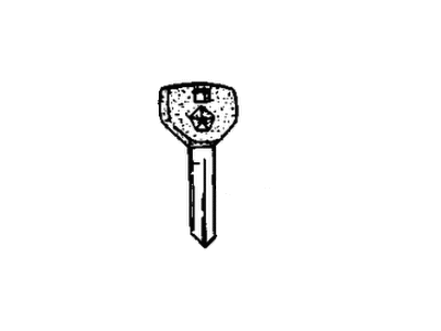 1984 Chrysler Laser Car Key - 2999041